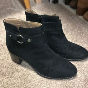 Life stride heeled suede boots women’s 11